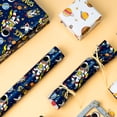 thumbnail image 7 of Burymento Space Wrapping Paper Roll, Birthday Wrapping Paper for Boys, Navy Blue Astronaut Gift Wrap for Kids Birthday Outer Space Party Decor RocketShip Wrap Galaxy Planets Stars (17 Inch X 33 Feet), 7 of 7