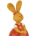 thumbnail image 6 of Northlight Bunny Girl in Polka Dot Dress Easter Outdoor Garden Statue - 8", 6 of 6