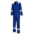 thumbnail image 4 of Portwest C814 Iona Lightweight Reflective Cotton Coverall Royal Blue, Large, 4 of 5
