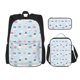 thumbnail image 1 of Easygdp Rabbit In The Rain Mochila para Niños y Niñas con Set de Caja de Almuerzo y Estuche para Lápices 3 en 1, Mochila Escolar Estampada para Adolescentes, 1 of 7