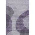 thumbnail image 2 of Addison Rugs Mayfield Washable Transitional Art Deco Purple Rectangle Rug, 9' x 12', 2 of 6
