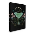 thumbnail image 4 of Stupell Industries Luna Moth with Florals Animals & Insects Painting Gallery Wrapped Canvas Art Print Wall Art, 36 x 48, 4 of 8
