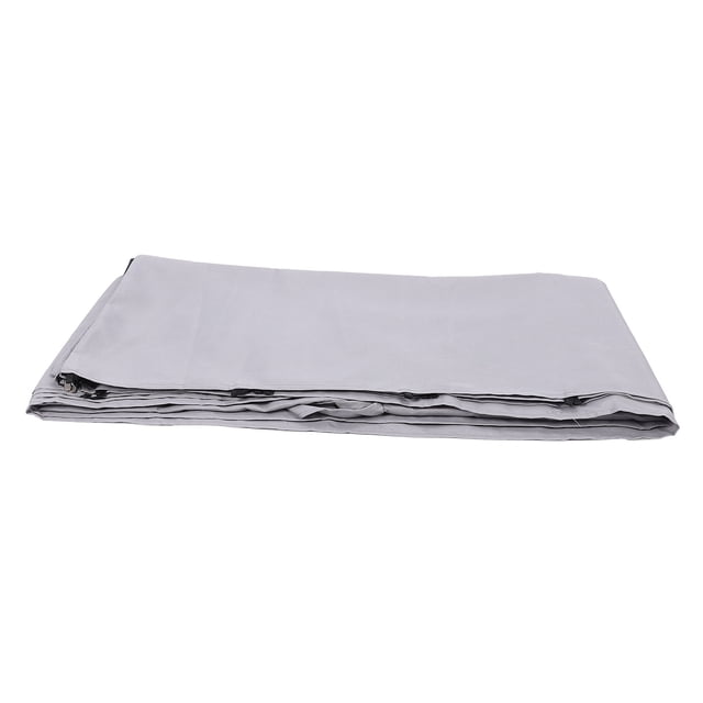 Parois Latérales Résistantes à la Neige et à la Pluie, Protection UV50+ pour Barbecue Extérieur, Facile à Installer avec Tissu Robuste, Gris