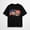 Black-5, variant on July 4thWashington Riding Shark Funny July 4th American Flag T-Shirt