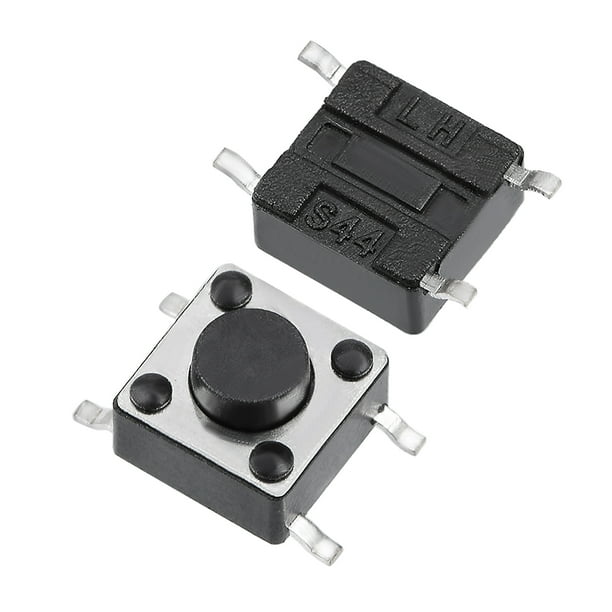 6x6x4.3mm PCB Surface Mounted Devices SMT Mount 4 Pins Push Button SPST
