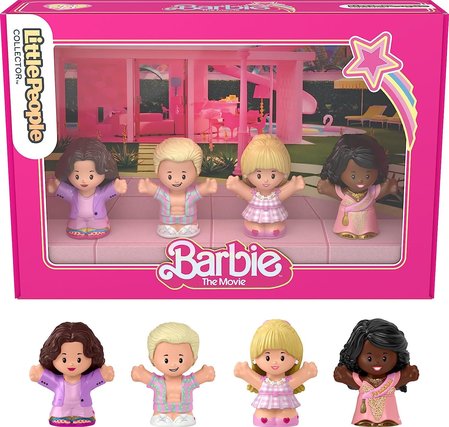 Mattel HRK97 Little People Collector Barbie: The Movie Special Edition Set