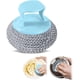 thumbnail image 1 of Depurr de lana de acero con asa, multifuncional de metal para cacerola, almohadillas para orejas de metal para lavar platos, almohadillas para orejas de acero inoxidable para cocina (azul), 1 of 3