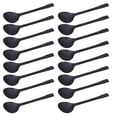 thumbnail image 6 of HONITANO Turtle Shape Black Plastic Spoons For Tableware 100Pack 5.6x1.6x0.1In, 6 of 10