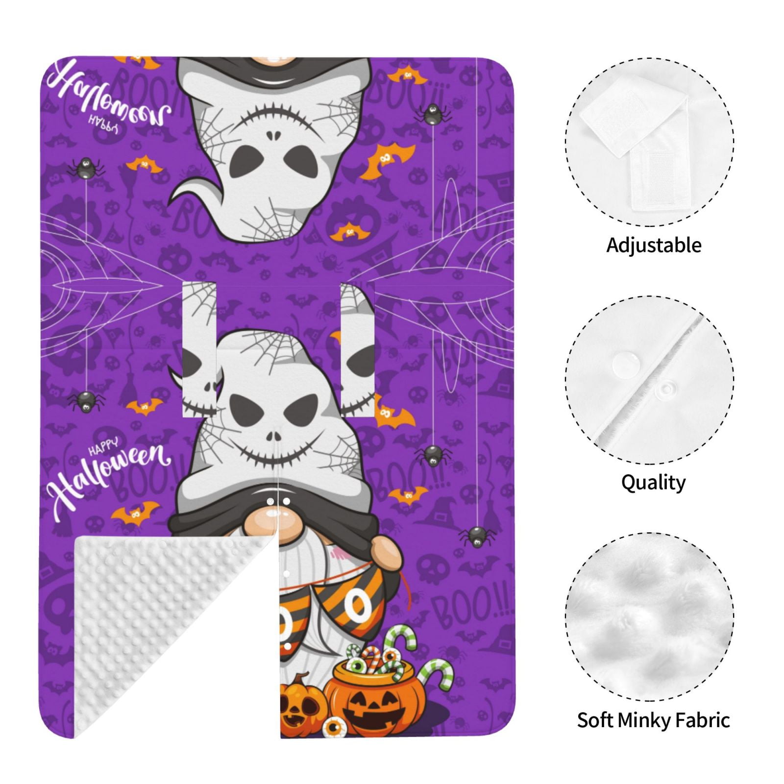 Car Seat Cover Baby - Halloween Happy Old Man F Breathable Infant Car Seat Cover for Baby Carseat, Lightweight Comfort Baby Essentials Must Haves Newborn Stuff for Girl Boy