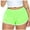 Mint Green, variant on Tumotour Biker Shorts For Women High Elastic Trousers Waisted Basic Slip Bike Shorts Compression Workout Leggings Soft Yoga Shorts Capris