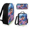 thumbnail image 2 of Creyon Shin-chan Backpack 17 Inch Large Bookbag Plus Insulated Food Pouch and Pen Organizer, 2 of 5