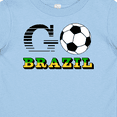 thumbnail image 4 of Inktastic Go, Brazil Soccer, Football Boys or Girls Baby T-Shirt, 4 of 5