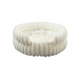 thumbnail image 2 of Qiweii Winter Plush Round Pet Bed Soft Warm Fluffy Nest Comfortable for Cats Small Dogs Home, 2 of 6