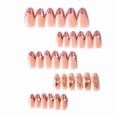 thumbnail image 3 of Set de uñas postizas press on Bloazife Gold Butterfly Almond de 30 piezas, 3 of 7