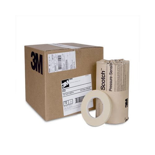 3M Scotch Automotive Refinish Masking Tape 233 1/4" x 60 yd 36 Rolls