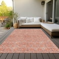 thumbnail image 6 of Addison Rugs Chantille Indoor/Outdoor Transitional Geometric Salmon Washable Rectangle Rug, 5' x 7'6", 6 of 6