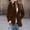 Coffee women fall blazer jacket a1, variant on Women Fall Winter Collared Long Sleeve Button Down Blazer Casual Basic Blazer Jacket Business Work Office Tops Dressy Workwear Outfits, Coffee S