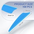 thumbnail image 2 of Uxcell Arrows Vanes, 100 Pack 1.65 Inch Arrow Fletching Archery Arrow Feather Shield Fletch for DIY Target Shooting, Yellow 1.65 in  Blue, 2 of 5