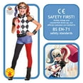 thumbnail image 2 of Rubies Costume Kids DC Superhero Girls Deluxe Harley Quinn Costume, Small, 2 of 6