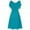 Blue, variant on Women Formal Wedding Bridesmaid High-waist Party Ball Prom Gown Cocktail Dress