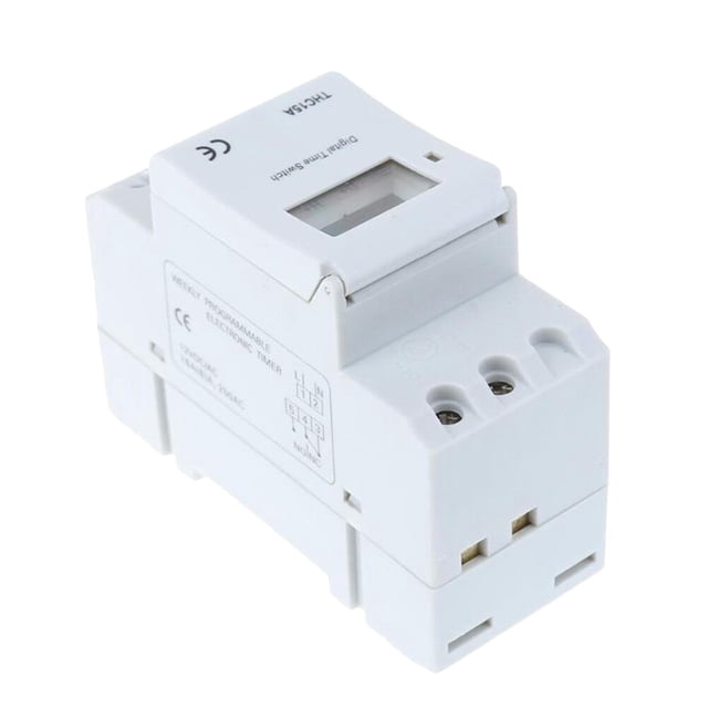 MasteelfCA Interrupteur Programmable Mini 12V DC Multifonction pour Machine TV Lumineuse (Blanc)