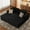 Black, variant on ZEKOO 74''x69'' Plush Modular Sectional Sofa with Pillows-Black
