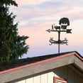 thumbnail image 3 of pitrice Weather Vane Farm Scene Roof Measuring Tools Mount for Backyard Vane Measuring Tools Garden Cattle Grass Figure, 3 of 9