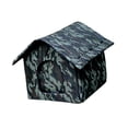 thumbnail image 4 of BELOVING Outdoor Stray Cat House Weatherproof Versatile Windproof Curtain Durability Oxford Cloth Feral Cat Shelter for Lawn Courtyard Medium, 4 of 7