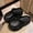 Black, variant on Clogs for Women Thick Sole Cushioned Garden Shoes Comfort Classic Platform Clogs Non- Soft Lightweight (White 8.5)