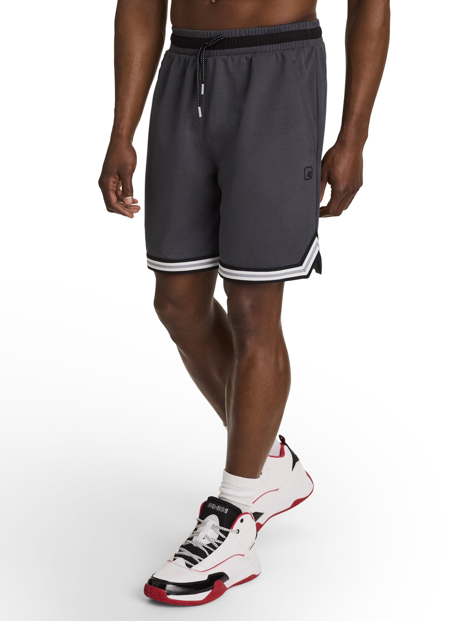 AND1 Men's and Big Men's Challenger Short, 8" inseam, Sizes XS-5XL