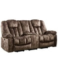 thumbnail image 5 of Ebello Power Lift Recliner Loveseat, Electric 2-Seater Reclining Sofa with Storage Console, USB Ports and Cup Holders for Living Room, Dark Brown, 5 of 10