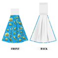 thumbnail image 2 of Wukai Cute Car Cartoon Print Kitchen Towels Quick Dry Washcloths, Coral Velvet Dishtowels Multipurpose Reusable Cloths, Soft Tea Absorbent Cleaning Cloths, 2 of 7