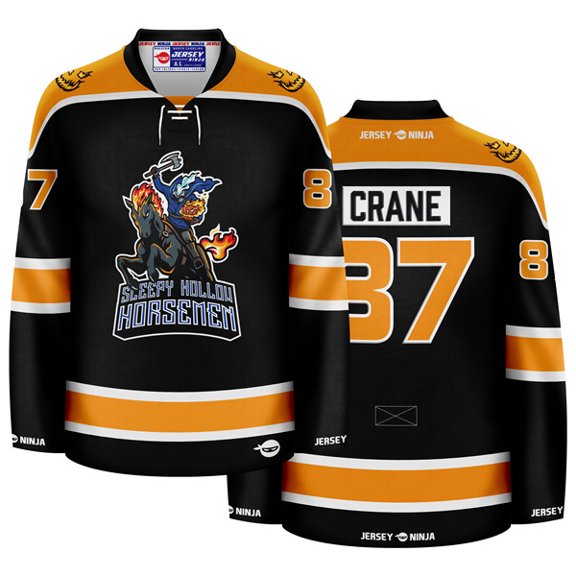 Sleepy Hollow Horsemen Black Mythical Hockey Jersey