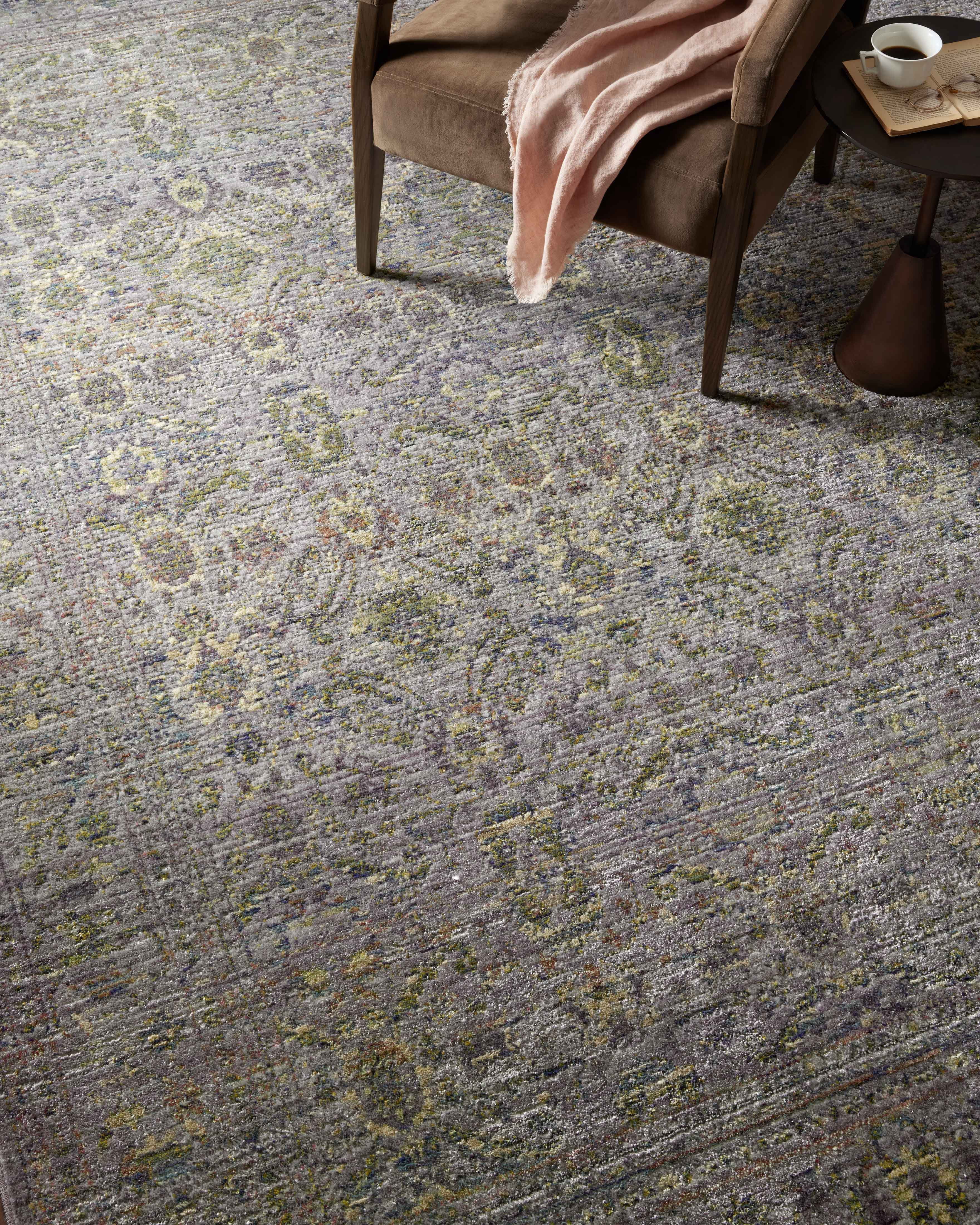 Jean Stoffer x Loloi Bradbury Grey / Multi 2'-6" x 10'-0" Runner Rug