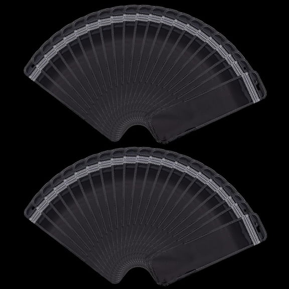 100Pcs Clear Pen Bag Foil Pen Bags Transparent Plastic Small Ziplock Hanging Storage Resealable Self Sealing Zipper Pouch