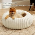 thumbnail image 4 of Cama para mascotas Bedsure Donut, forro polar de pana para perros pequeños, lavable, talla S, 4 of 8