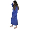 thumbnail image 3 of Skylinewears Women's Luxury Terry Cotton Hooded Spa Robe Ultra-Soft Comfortable Bathrobe, Size Large, 3 of 9