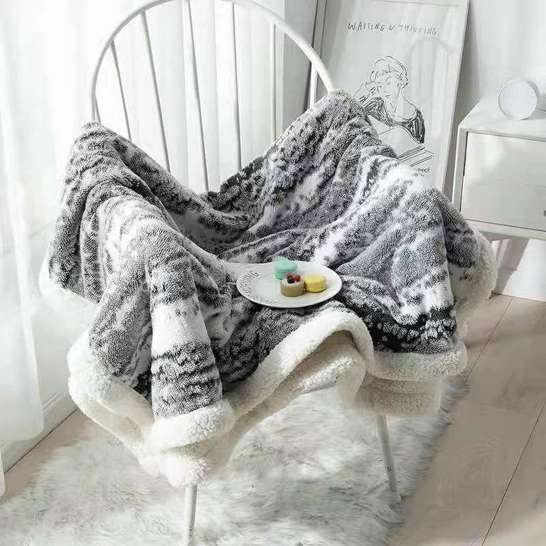 150x 200 Lamb Wool Blanket, Bedding Fleece Double-Sided Blanket, Suitable  For Bed And Sofa, Super Soft, Comfortable And Warm Plush Tv Blanket Blue  150x 200cm 