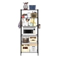 thumbnail image 5 of Furinno Wayar 6-Tier Stackable Metal Storage Shelf Rack, 23 x 13 x 59, Black, 5 of 6