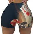 thumbnail image 2 of Honeii Casino Poker Chips Print Women's Workout Shorts, Gym Shorts for Active Wear, Sports Shorts,Women's Running Shorts,Quick Dry Athletic Shorts-Large, 2 of 8