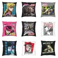 thumbnail image 2 of Funda de almohada de Anime JoJo Bizarre Adventure, decoración del hogar, funda de cojín Polnareff, funda de almohada para sofá, coche, ropa de cama, 2 of 5
