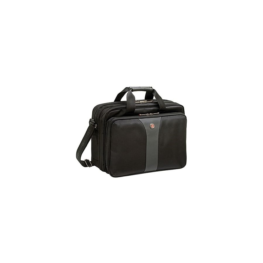 Wenger LEGACY 16-inch Double Gusset Laptop Case - Laptop carrying case - 16-inch - black gray