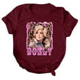 thumbnail image 3 of Dolly Doll Shirt Classic Graphic Tee Unisex Casual Short Sleeve Top, Parton Memorial Tee Vintage Country Music Tribute T‑Shirt For Fans Memorial Gift Apparel, 3 of 5