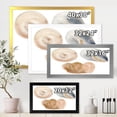thumbnail image 4 of Designart 'Holiday Set With Abstract Beige and Blue Circle Spot' Modern Framed Art Print, 4 of 4
