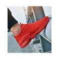 thumbnail image 5 of Tenmix Men's Comfortable Casual Sneakers Jogging Breathable Slip On Walking Shoes Work Non-slip Sneaker Red 6, 5 of 7