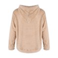 thumbnail image 3 of TheFound Mens Fuzzy Fleece Hoodie Winter Hooded Pullover with Kangaroo Pocket, 3 of 5