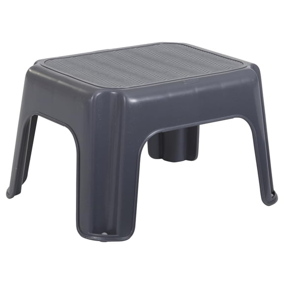 Rubbermaid Plastic Kids Step Stool w/ 200 Pound Weight Capacity, Gray