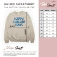 thumbnail image 7 of Hanukkah Sweatshirt, Happy Challah Days, 7 of 7