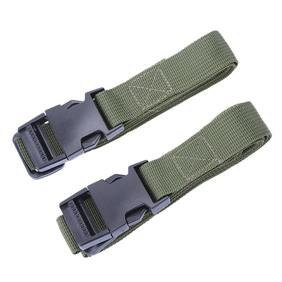 unbranded 2 Pcs Olive Green Luggage Belt Valise De Voyage Buckle Travel
