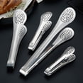 thumbnail image 4 of hwoehyo Professional Stainless Steel Non-Stick Food Tongs,7/9/12 in 3pcs, 4 of 8